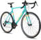 Hiland 28 Zoll Rennrad 14 Gang, Aluminium Rahmen 700c Rennrad, 570mm Rahmen City Pendler Fahrrad für Männer Frauen Grün