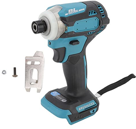 Lybunair Brushless Impact Driver 3 Speed Automatic Drilling Tool Set with Three Gear Adjustment 3 LED Lights for Woodworking Construction Home Decoration