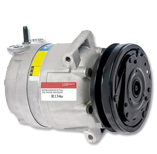 ZHOUQING Compresor de Aire Acondicionado de CA Compatible con D-aewoo Lanos 1.4L 1.5L 1.6L 1999-2002 700653 700696 700699 96245940 96245943 96255980 67210 68210 1PK