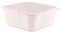 BH | 3L Plastic Washing up Bowl Basin - Small Size | 3 Litres | Square | White| Multipurpose Washing Tub for Kitchen, Bathroom, and Household Use (1 Pc) - By BEST HOUSE