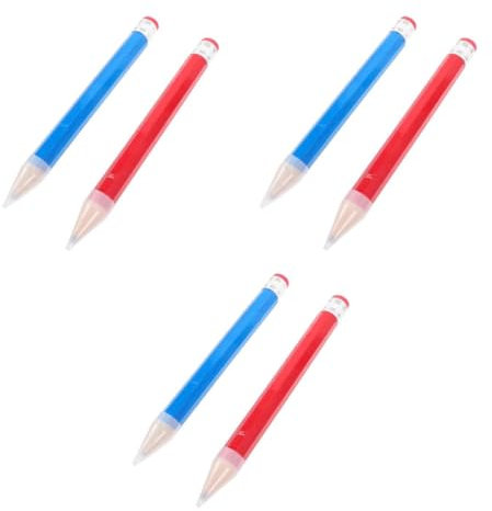 DIYEAH 3 Set Matita Di Legno Toys for Gadget Ufficio Matitoni Colorati Coloured Pencils Toys Mini Matite Estetica Delle Penne Matite Personalizzate 2 Pezzi * 3