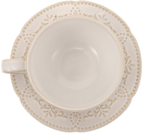 Mikinona 1 Juego Juego de platillo de taza de café de cerámica taza de porcelana taza de te taza de cafe de ceramica antigua tazas de té de porcelana taza de té y plato