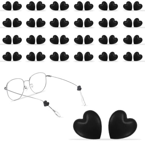 XENQITO di Supporti per Occhiali in Silicone Antiscivolo per Occhiali Copri Aste Gommini Antiscivolo