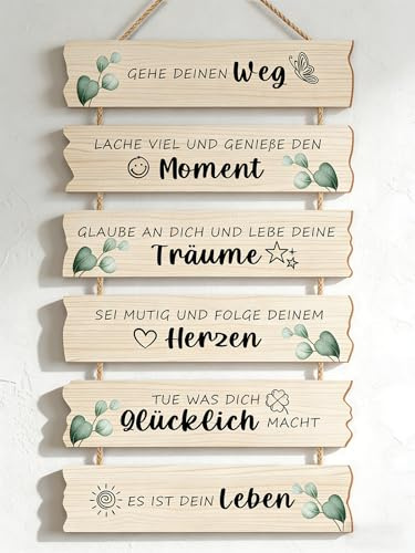 Regalos y decoración de la juventud, cartel de madera natural con frases inspiradoras, regalo de consagración juvenil niña, regalos y decoración para confirmación, confirmación, cumpleaños y