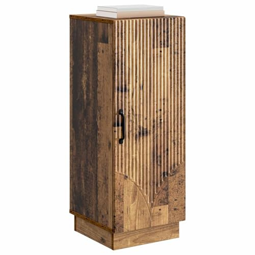 vidaXL Sideboard Altholz 33 x 34,5 x 87 cm Holzwerkstoff, Wohzimmer Aufbewahrung, rechteckiger Buffet Sideboard, moderner Organizer, eleganter Esszimmer Schrank, vielseitig chic