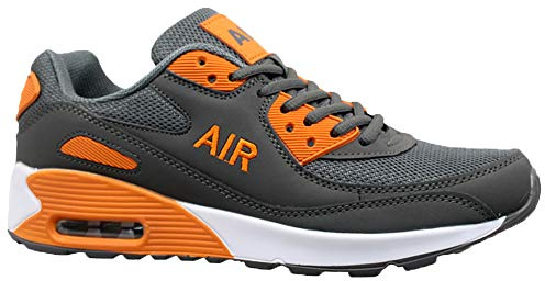 Mens Shock Absorbing Running Trainers Casual LACE Gym Walking Sports Shoes Size