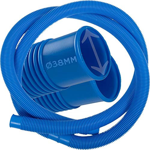 generisch Poolschlauch Solarschlauch Saugschlauch Schwimmbadschlauch Pool Ø 38mm blau (3,0m (2))