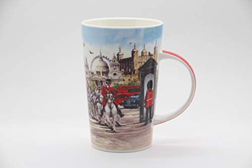 The Leonardo Collection London Tea Cup | Coffee Cup - Latte Mug - Large Mug - London - 350ml - England