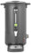 HENDI Hervidor de agua eléctrico 9L, dispensador de bebidas calientes, termo de una pared para vino, té, hasta 100°C, 230V, 50/60Hz, 950W, 307x330x(H)450mm, negro mate, acero inoxidable, PP