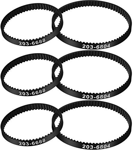3 Set 203-6688 und 203-6804 riemen kompatibel mit Bissell ProHeat 2X Staubsauger Gürtel