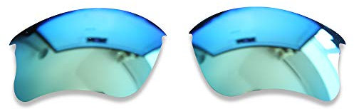 POLARLENS Polarised Replacement Lenses for Oakley Flak Jacket XLJ - Compatible with Oakley Flak Jacket XLJ Sunglasses (Ice Blue)