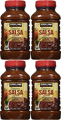 Kirkland Signature Lot de 4 salsa bio Medium 1,08 kg