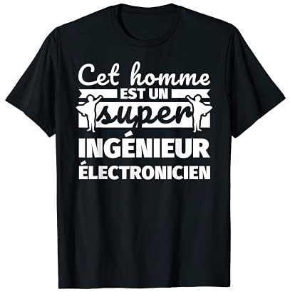 Ingegnatore elettronico, divertente regalo per lui e per lei. Maglietta
