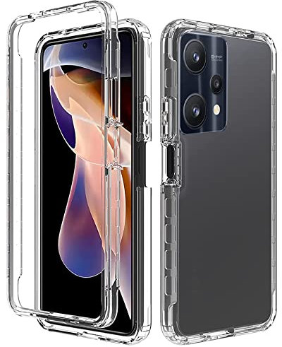 Funda para Realme 9 Pro Plus/Realme 9 Pro+ / Realme 9 4G, Delgada Fundas Anti-Choque 360 Grado con Protectora Anti-arañazos de Pantalla Integrado, Carcasa HD Transparente Antigolpes Protección