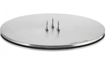 Candle Plate medium, 1 Stück, Silver, Matt
