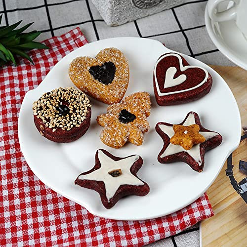XCSJ 6pcs Realistische Künstliche Lebensmittel Gefälschte Kekse Künstliche Desserts Künstliche Backwaren Imitation Kekse Simulation Realistische Lebensmittel Für Dekoration Fotografie Display Modell