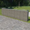 Keketa Gabionenwand mit Abdeckung Gabione Steinkorb Steingabionen Drahtkorb Steinkorb Gabionen Wand Gabionenwand für Garten Verzinkter Stahl 600×30×150 cm