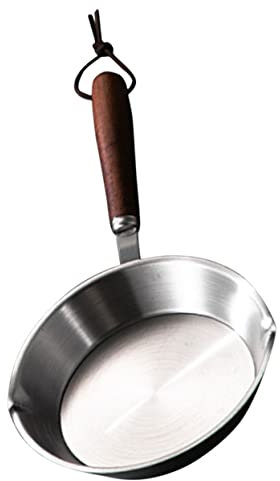minkissy Egg Frying Pan Mini Omelette Maker Portable Frying Pan for Eggs Heat-Resistant Nonstick Easy to Use