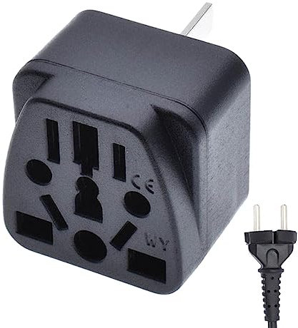 Prise Voyage,Prise International à 3 Broches pour la Nouvelle-Zélan- Adaptateur Mural 250V10A pour Voyager en Chine, Australie, Nouvelle-Zélan, Argentine Rianpesn
