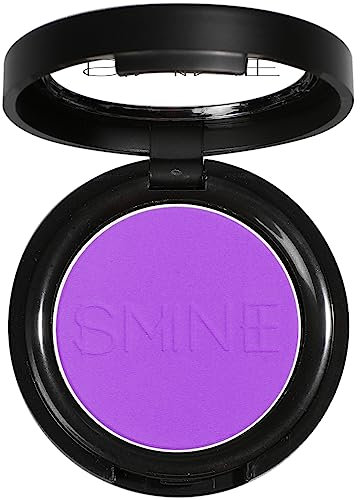 IS'MINE Paleta de sombra de ojos en polvo de color morado mate de alto pigmento, larga duración, color intenso, mejor sombra de ojos morada