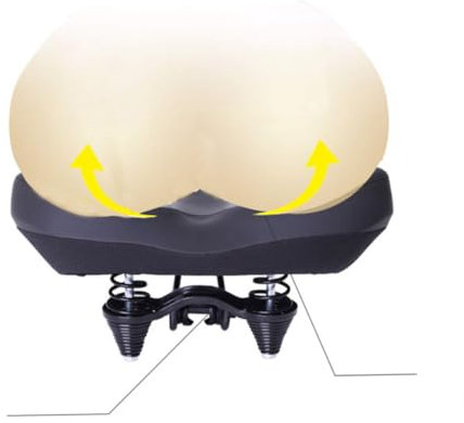 Toddmomy Fahrradsattel Bequemes Atmungsaktives Sitzkissen Ergonomisches Design Für Den Langfristigen Gebrauch