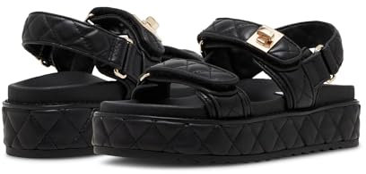 Steve Madden Damen Bigmona Sandale, Gesteppt, 39 EU
