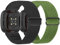 Tiptops 2 cinturini in nylon compatibili con Fitbit Versa 4/Versa 3 cinturino/Fitbit Sense 2/Sense Cinturino per Donna/Uomo, Sport Elastico, Cinturino per Fitbit Versa 4/Sense 2