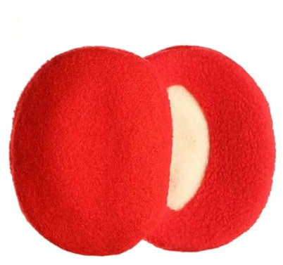 BOQUN Cache Oreille Femme Fleeptes Masculins Et Féminines Charmands Chauds Oreillettes Earmuses Sans Bretelles Oermuluches-Médium Rouge