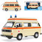 Motormax Volkwagen T3 Krankenwagen Notarzt 1979-1992 1/24 Modell Auto mit individiuellem Wunschkennzeichen