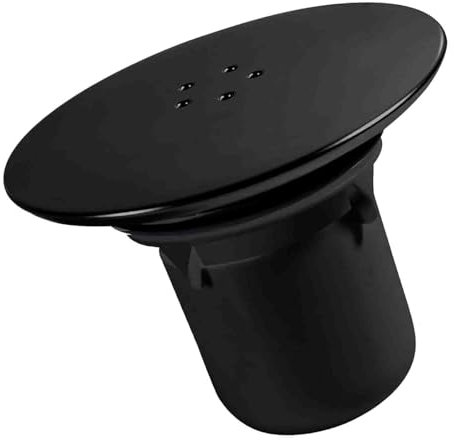 GIONAR 1 Pcs Shower Drain Cover, Black Removable Shower Drain Cover Floor Drain Anti-lock Cover Trap Debris Shower Bath Cover Trap Waste Shower Bathroom Cover Trap Waste Shower Bathroom