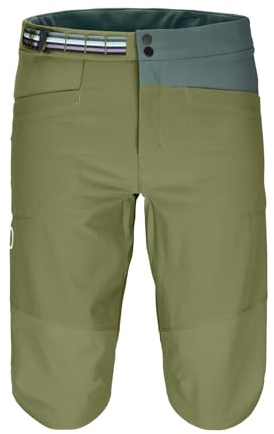 ORTOVOX PALA Shorts M - Extrem widerstandsfähige, athletische Shorts mit Stretch zum Alpinklettern - GRÜN - Herren - XXL