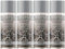 MIXEL Silver Alloy Wheel Spray Paint, Quick-Drying Formula, Long-Lasting Protection, DIY Enthusiasts, Easy-To-Apply, Ideal For Restoring Or Refinishing Alloy Wheels, 400ml, (4 Pcs)