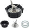 Pizgear, for Oster, repuestos for licuadora, Cuchilla for Hielo for licuadora con Tapa de Base for Jarra y Dos Juntas tóricas de Goma, Kit de actualización de Accesorios Cuchilla para licuadora