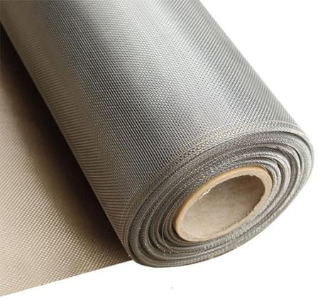 AHDFY Rotolo di Zanzariera per Finestre in Acciaio Inox 304, Rete Metallica Anti Roditore Zanzara Insetto, Fenster Fliegengitter, per Prese d'Aria, Copertura per Cucina,W:1m(39in),L:5m(196in)
