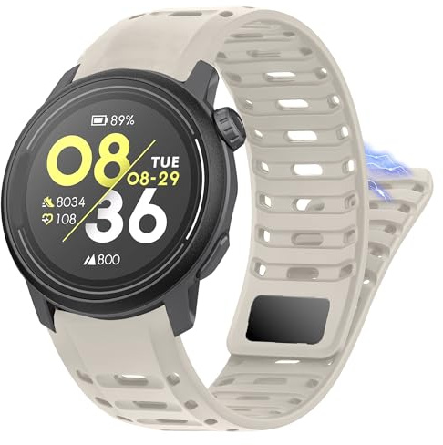 Blueshaweu Magnetbänder Kompatibel für COROS NOMAD, 22mm 24mm Weiches Silikon Sport Band Kompatibel mit COROS PACE Pro/PACE 3 / APEX 2 Pro/APEX Pro/APEX 46mm / NOMAD