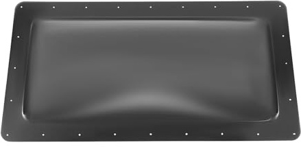 88x48cm Wohnmobil-Dachfenster Ersatz Passend Für Dachfenster öffnungen Polycarbonat Schwarz Camper Rv Dusche Oberlicht Großes Caravan Für Die Meisten Wohnwagen, Camper, Reiseanhänger