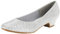 DREAM PAIRS Womens Mid Block Heels Ladies Low Court Shoes Wedding Shoes Round Toe Pumps,Size 5,Silver/Glitter,Mila