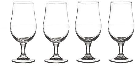 ATMOSPHERA CREATEUR D'INTERIEUR Lot de 4 Verres à bière sur Pied 37cl