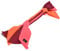 DogDirect London, DOG TUG TOY Tugger Tug Chase Rope SMALL: 45cm/17in, LARGE: 75cm/29in, Soft plaited Flexible FLEECE DOG TOYS Ideal FOR TRAINING, PUPPY PLAY, HAND MADE (Small, Orange) KAS4