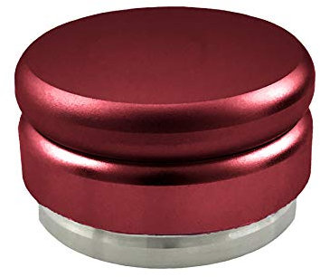 scarlet espresso | Tamper »Flat« für Barista; zur perfekten Extraktion mit Siebträgermaschinen; für Siebe mit 58 mm Durchmesser; solide Ausführung mit 490 g Gewicht (Rot)