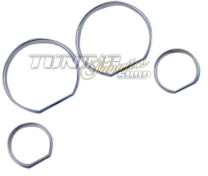Chrom Chromringe Tacho Ringe Tachochromringe SET