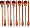 Kleine Holzlöffel für Kaffeelöffel, Gläser, Teelöffel, Probierlöffel, Teelöffel, Mini-Rührlöffel, Honiglöffel, kleiner Rührlöffel für Pulver, Dessert, Tisch, Rührlöffel, 6 Stück