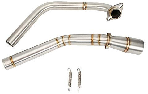 tubo scarico yzf-r125-Duokon Modifica Moto Tubo Di Scarico Collegamento Centrale Tubo In Acciaio Inox Misura Per YZF R15 MT-15 MT-125 2008-2017