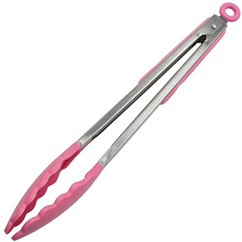 Chef Craft 13785 Premium Silicone Kochzange, Silikon, Rose