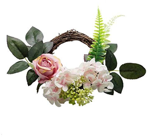 DUO ER Künstliche Blumenkranz Simulation Floral Dekor Garland Plastic Tuch Gefälschte Blumenkranz (Farbe : 05)