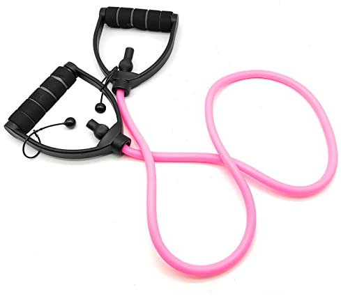 Acan Banda elástica de Resistencia para ejercitar piernas y Brazos, 13,5 kg, multifunción, para Yoga, Fitness, Cuerda de Ejercicio para Gimnasia en casa, Entrenamiento, 138 cm, Color Aleatorio