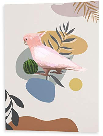 Fabulous Poster Plakat Kakteen Vogel Tropisch Exotisch Dschungel