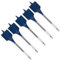 TJPoto Pack of 5# DSB1017B 1-1/4 in. x 6 in. Spade Bits Bulk Replacement Part New