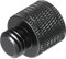 sourcing map Mic Stand Adapter M6 Female to M10 Male Camera Screw Thread Adapter for Microphone Tripod Stand Black