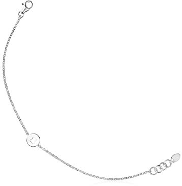 TOUS Armband aus Sterlingsilber für Damen, mit 0,8 cm durchbrochenem Bärenmotiv, Länge 17,5 cm, vielseitig und zeitlos, Kollektion Glory